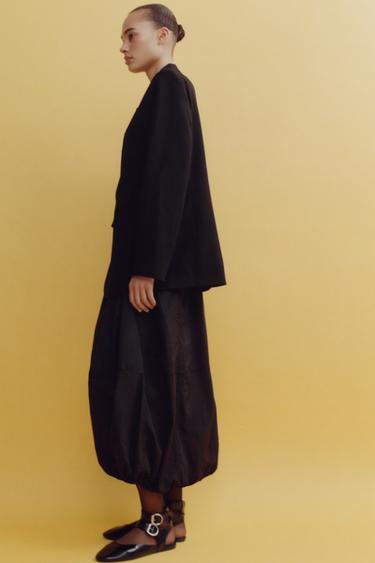 BLAZER DROIT - Noir de Zara - Image 3