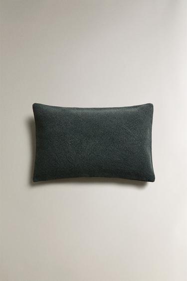UNIFARBENER KISSENBEZUG - Blau von Zara - Bild 0