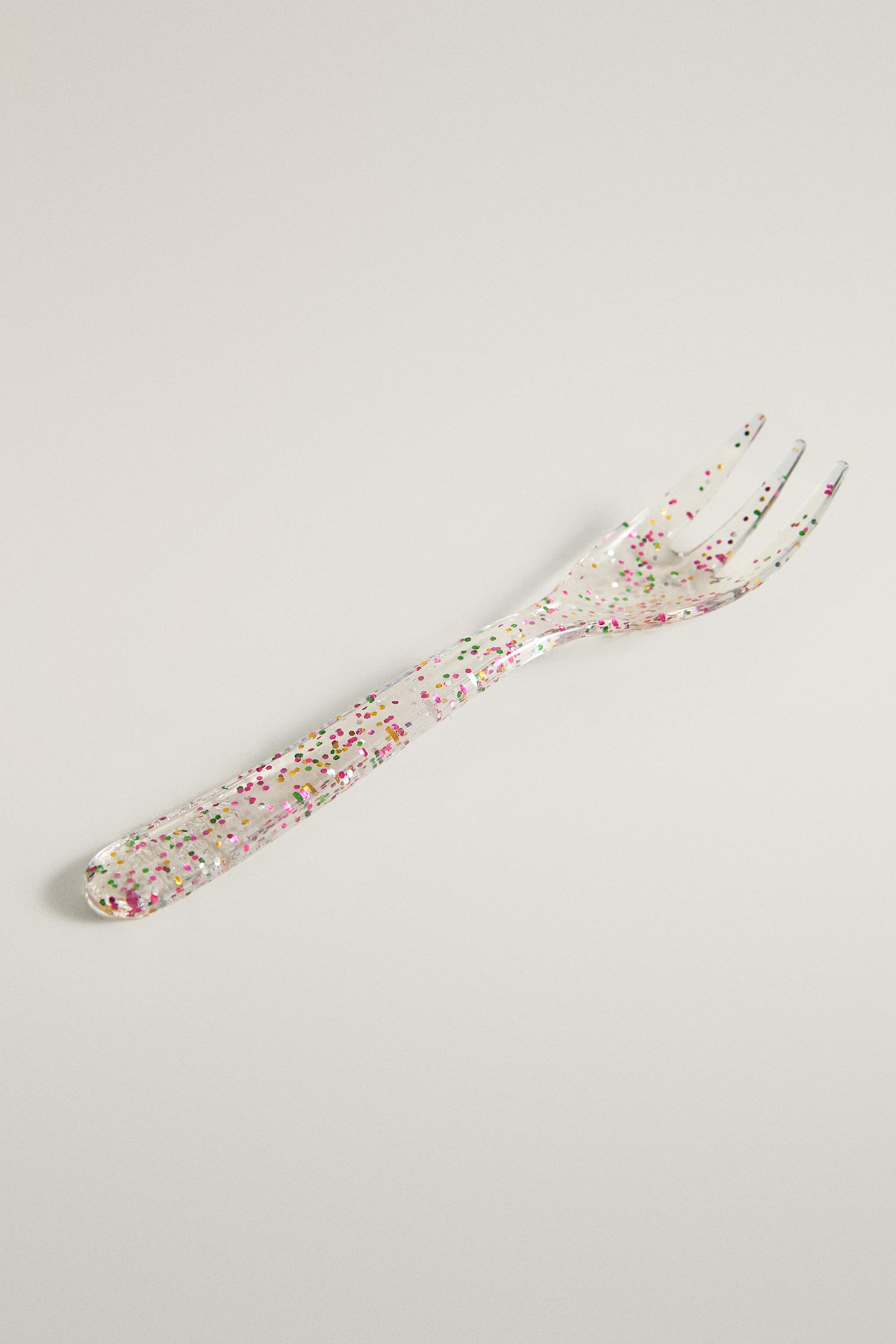 KIDS' TRITAN™ GLITTER FORK