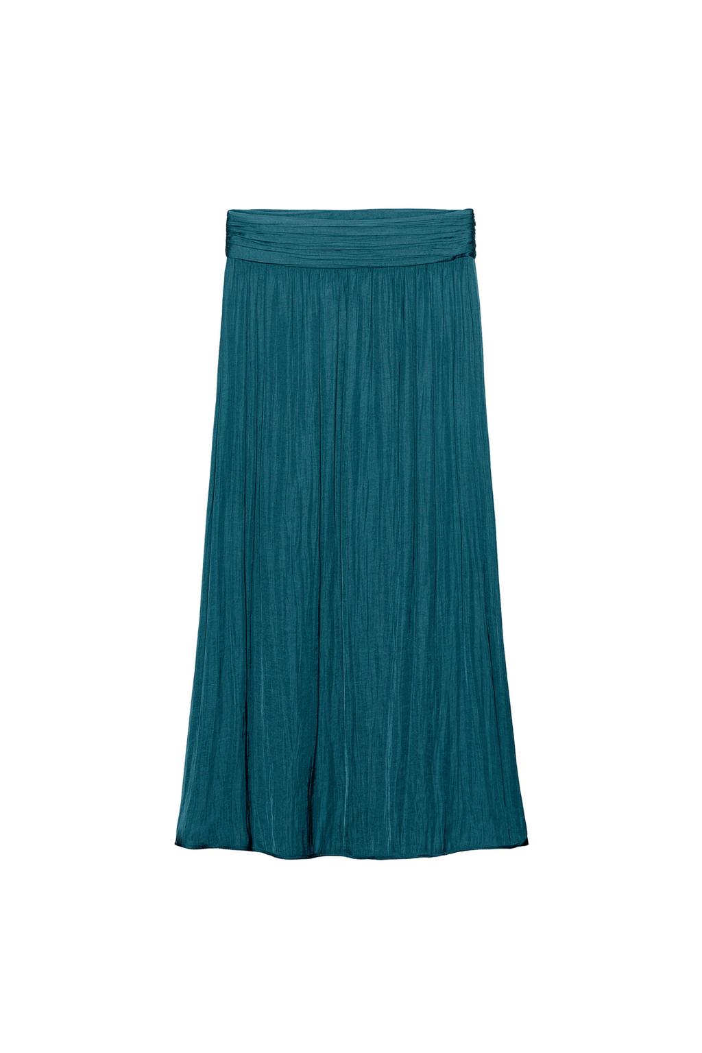 SATIN EFFECT MIDI SKIRT - image 3