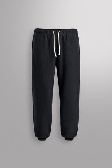 PANTALÓN JOGGER RELAXED FIT - Marino de Zara
