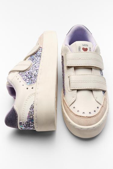 TENNIS OU BASKET BRILLANTS - Blanc de Zara