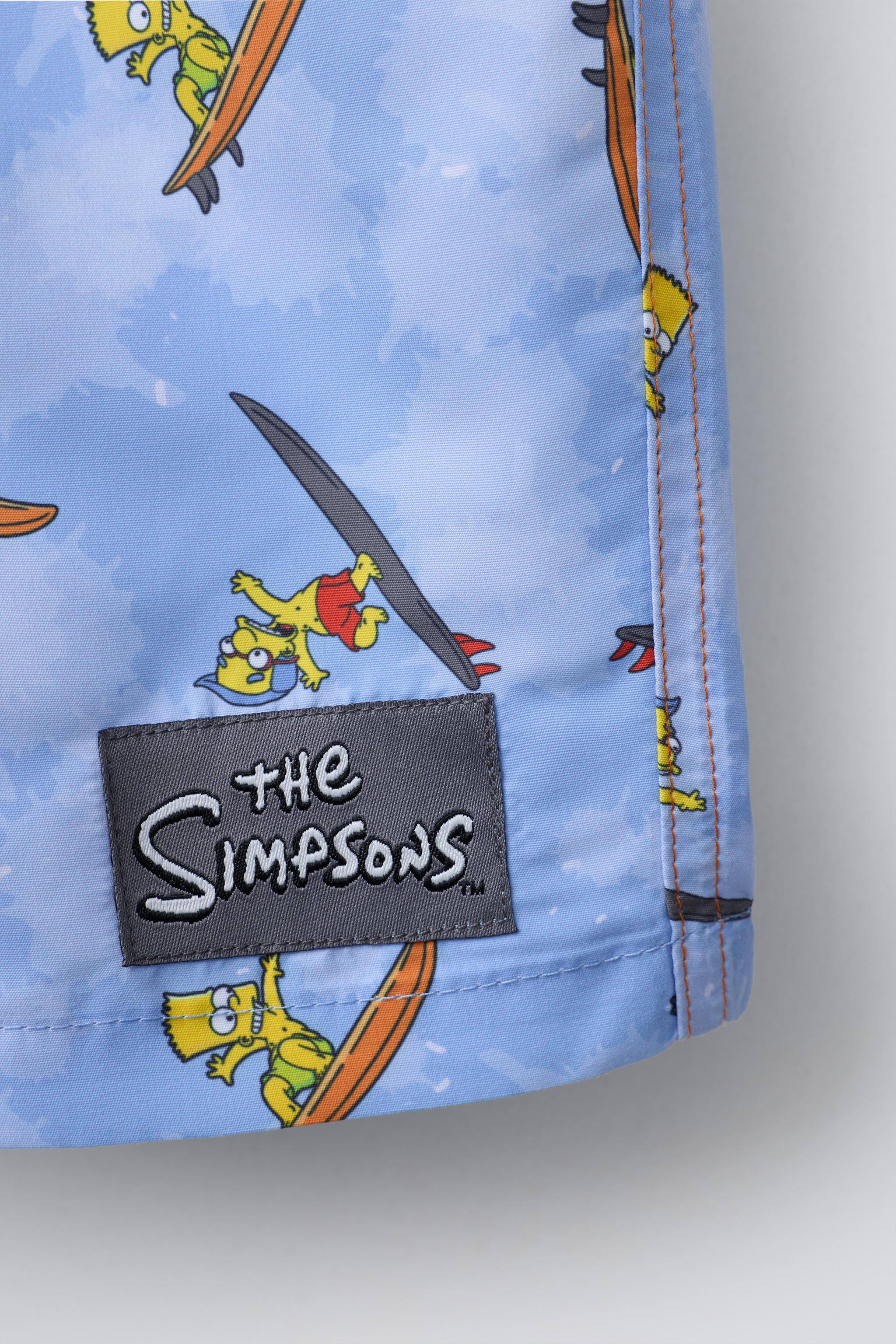 6-14 YEARS/ BART THE SIMPSONS ™ MATT GROENING SWIM SHORTS