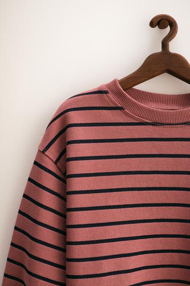 ZARA TIMELESS - STRIPED SWEATSHIRT - Strawberry by Zara - Image 2