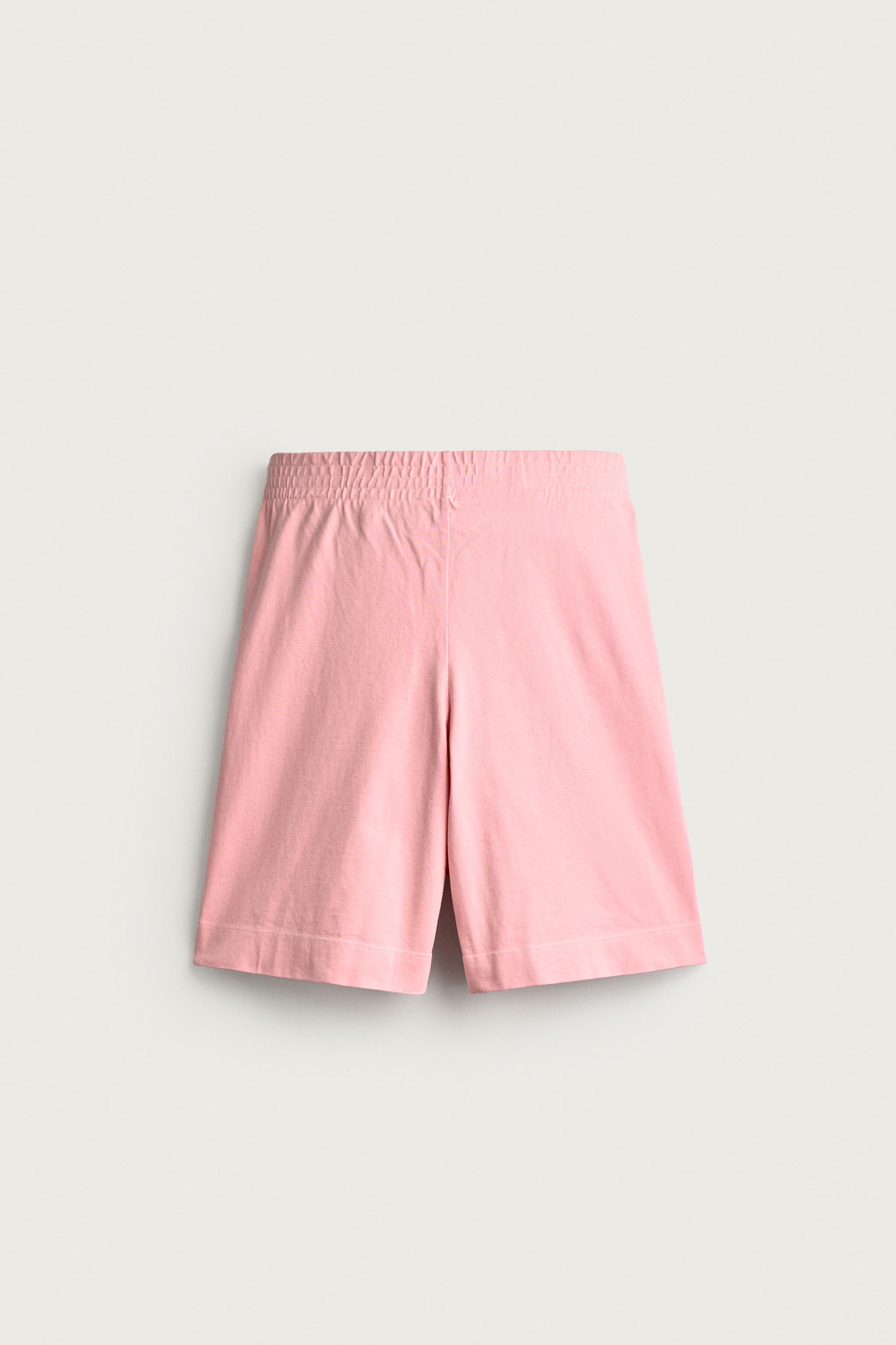 Zara GENİŞ PAÇA JOGGING FIT BERMUDA görsel 6