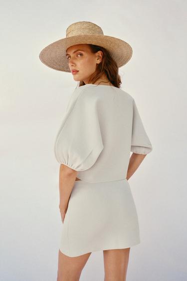 MINI JUPE EN MAILLE - Pierre de Zara - Image 3
