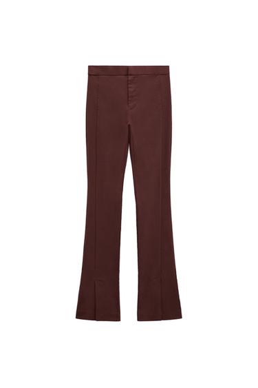 FULL-LENGTH SPLIT-HEM LEGGINGS