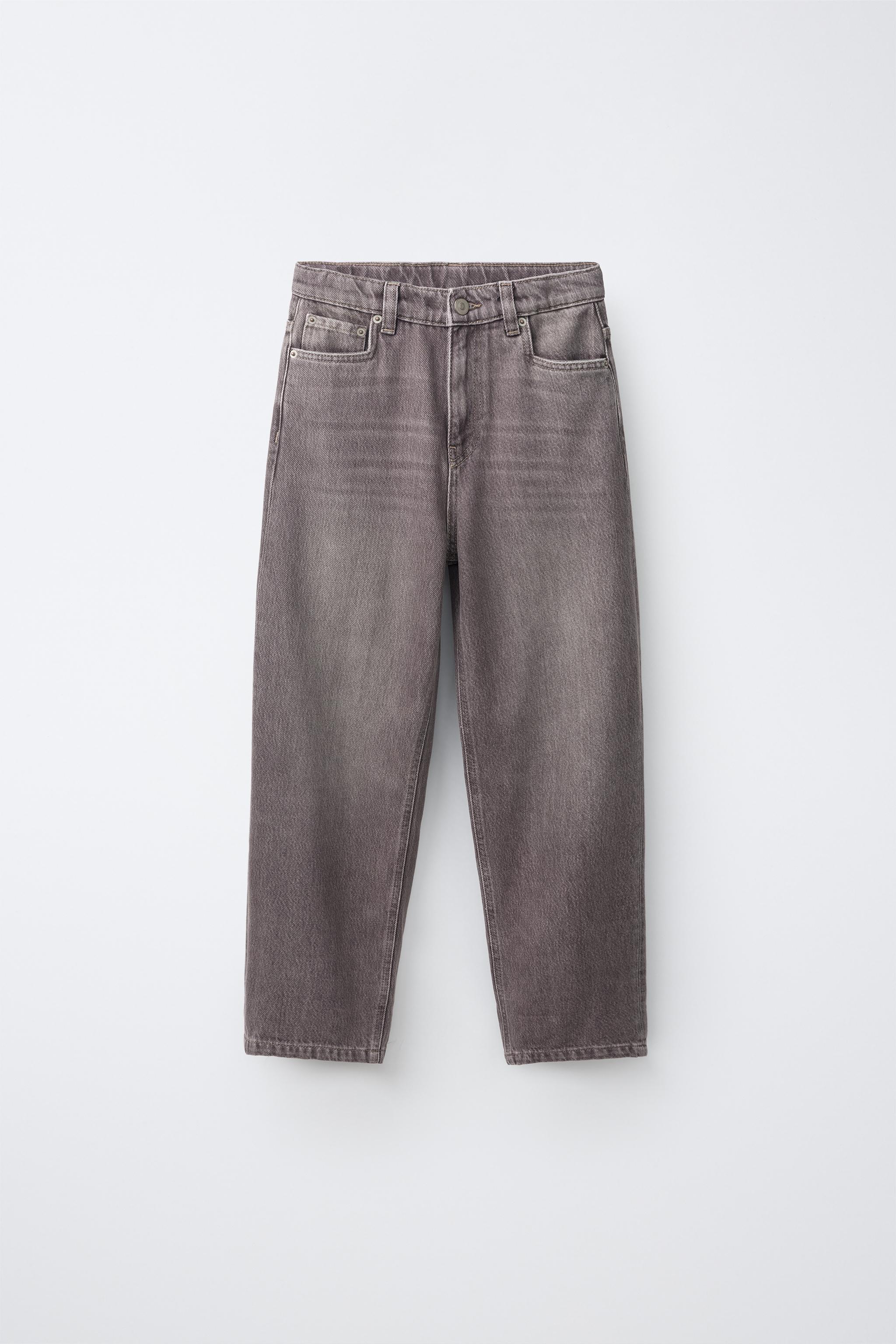 Детские джинсы Zara WASHED EFFECT LOOSE-FIT JEANS