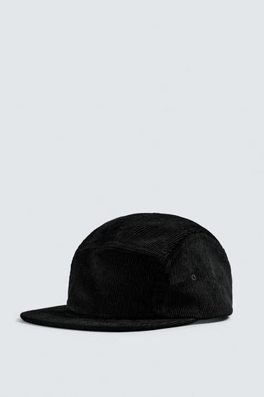 CORDUROY CAP - Black by Zara