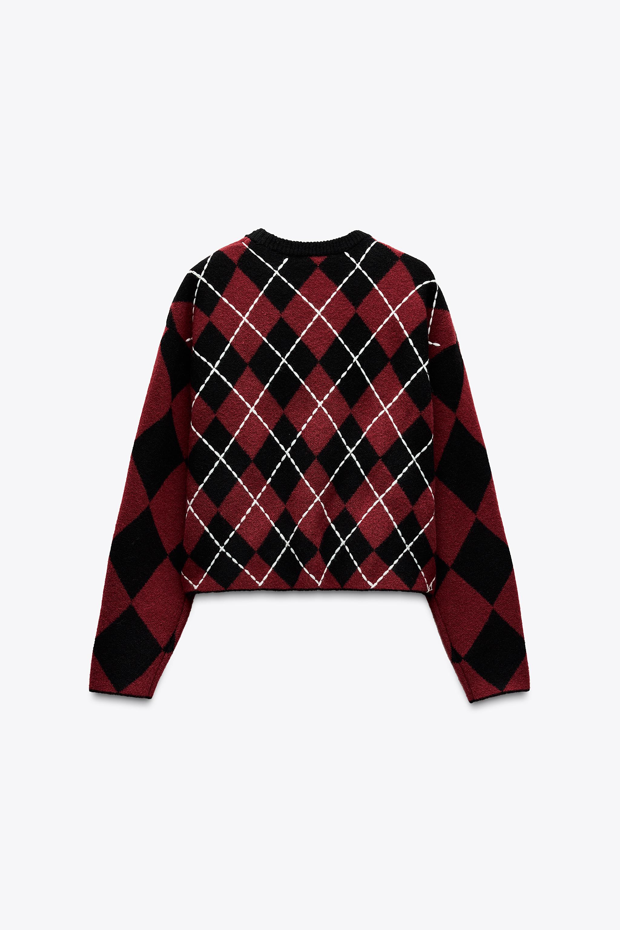 人気商品】＊ZARA＊ ザラ ダイヤニットセーター (ZARA/ニット