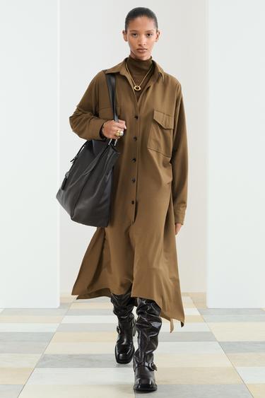 Zara SHRT DRSS - Khaki