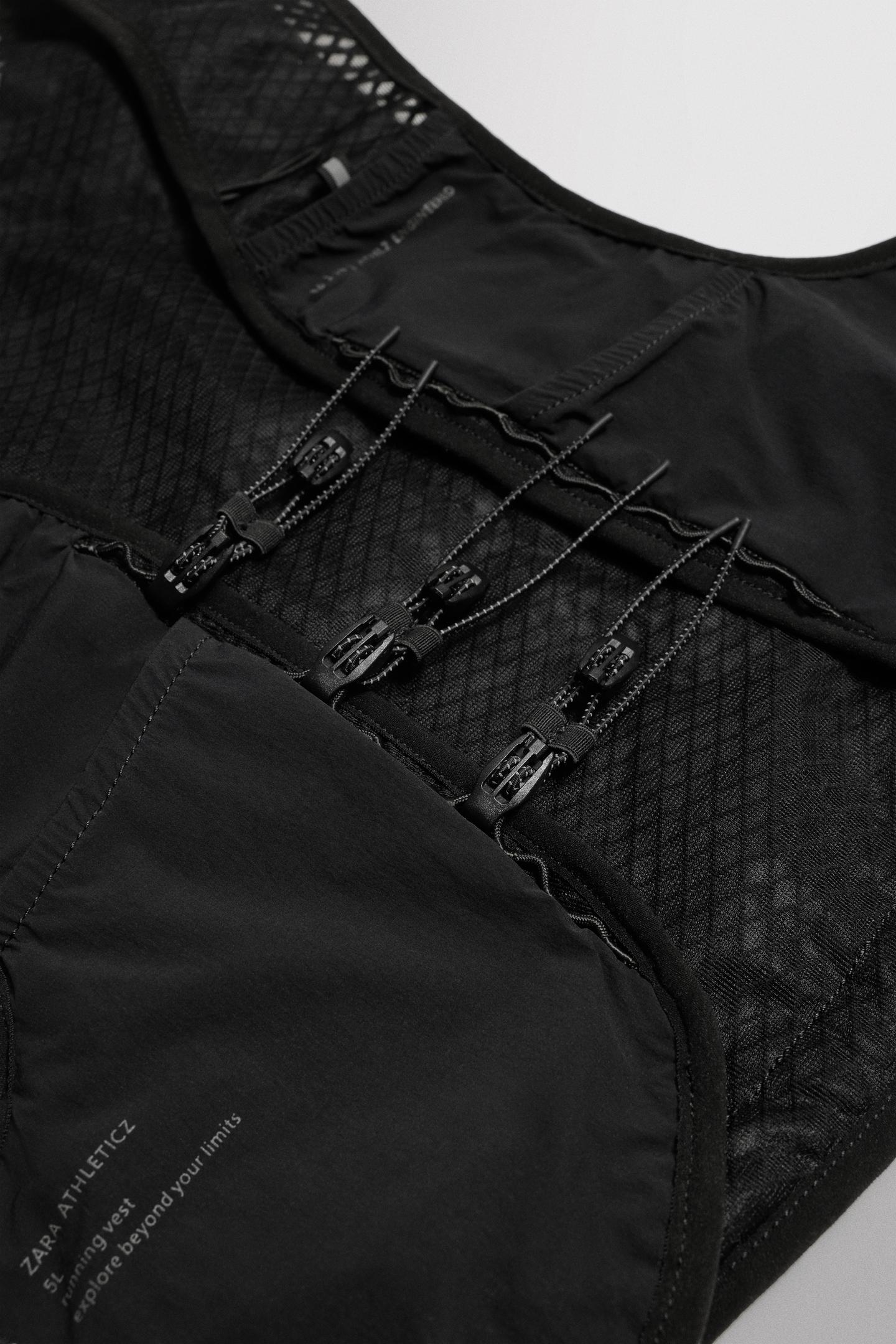 Мужской жилет Zara 5L Athletic Vest, цвет: Чёрный — фото 5
