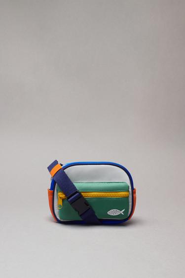 MULTICOLOURED BELT BAG - Blue by Zara