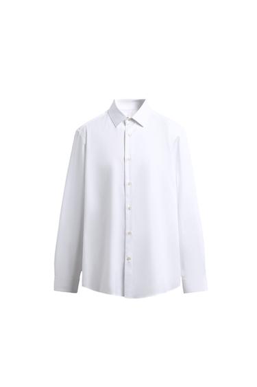 REGULAR FIT SHIRT - White by Zara - Image 6