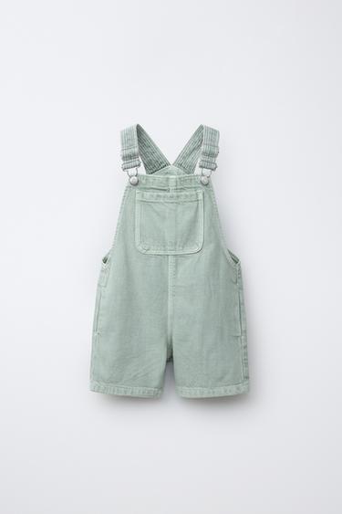 TWILL DUNGAREES WITH POCKET - Blue by Zara - Image 0