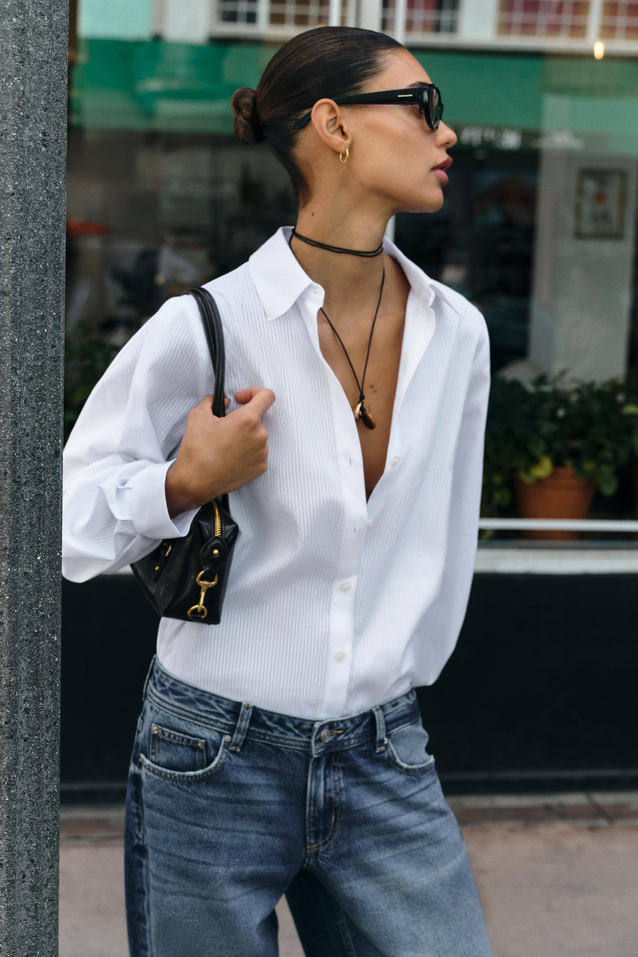 CHEMISE EN COTON À RAYURES