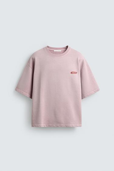SWEAT COUPE DÉCONTRACTÉE PUKAS SURF X ZARA - Rose pastel de Zara