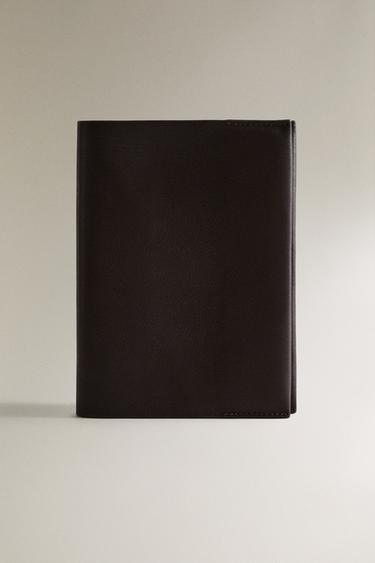 A5 NOTESBOG-COVER I LÆDER - bordeaux fra Zara