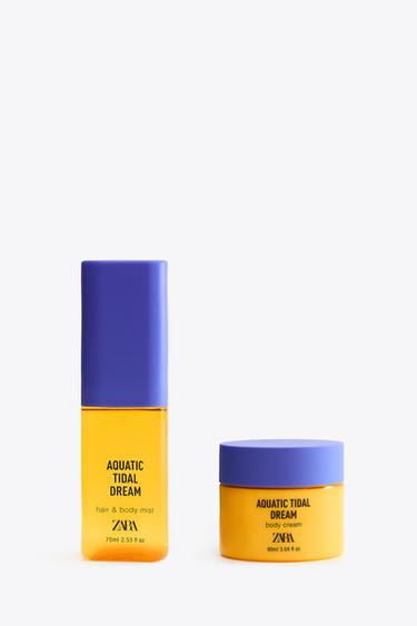 AQUATIC TIDAL DREAM HAIR&BODY MIST 75ML (2. 54 FL.OZ) + BODY CREAM 90ML (3.04FL.OZ). - TINTED LEATHER by Zara