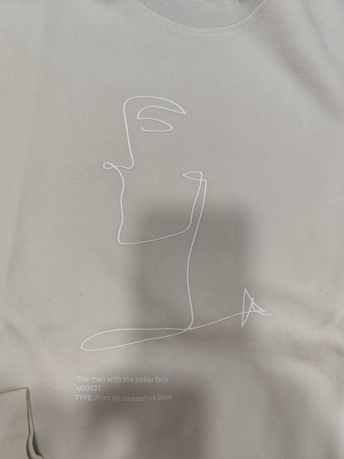 LINE PRINT SWEATSHIRT - Image 3