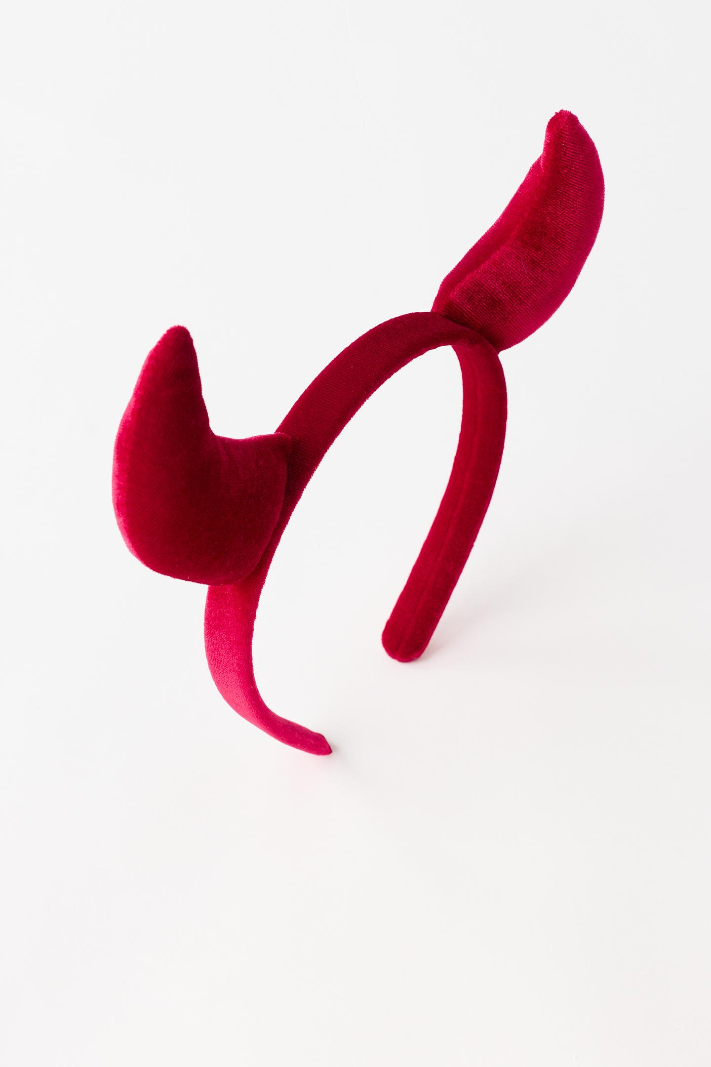 Детские аксессуары для волос Zara Devil Costume Horn Headband, цвет: Красный — фото 4