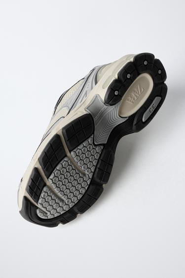 MESH SPORTS TRAINERS - Silver by Zara - Image 7