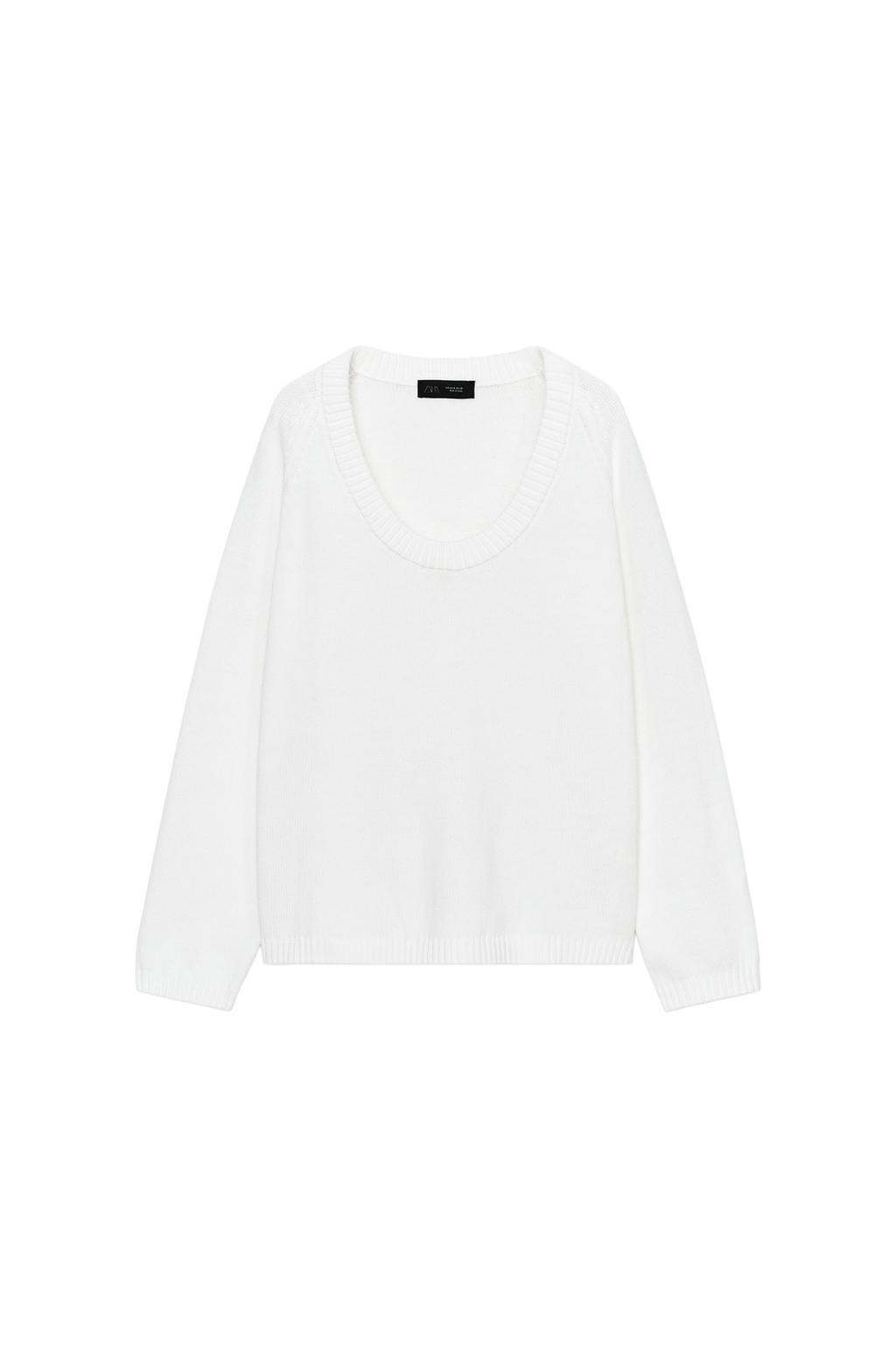 ROUND NECK KNIT SWEATER - image 3