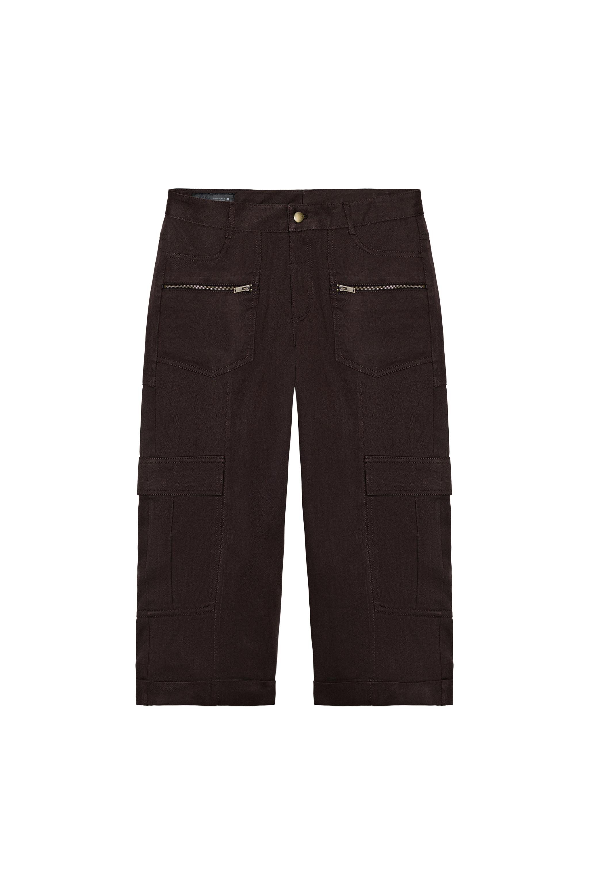 CARGO CAPRI TROUSERS