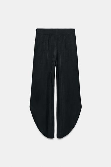PANTALON À FENTES ZW COLLECTION - Noir de Zara - Image 10