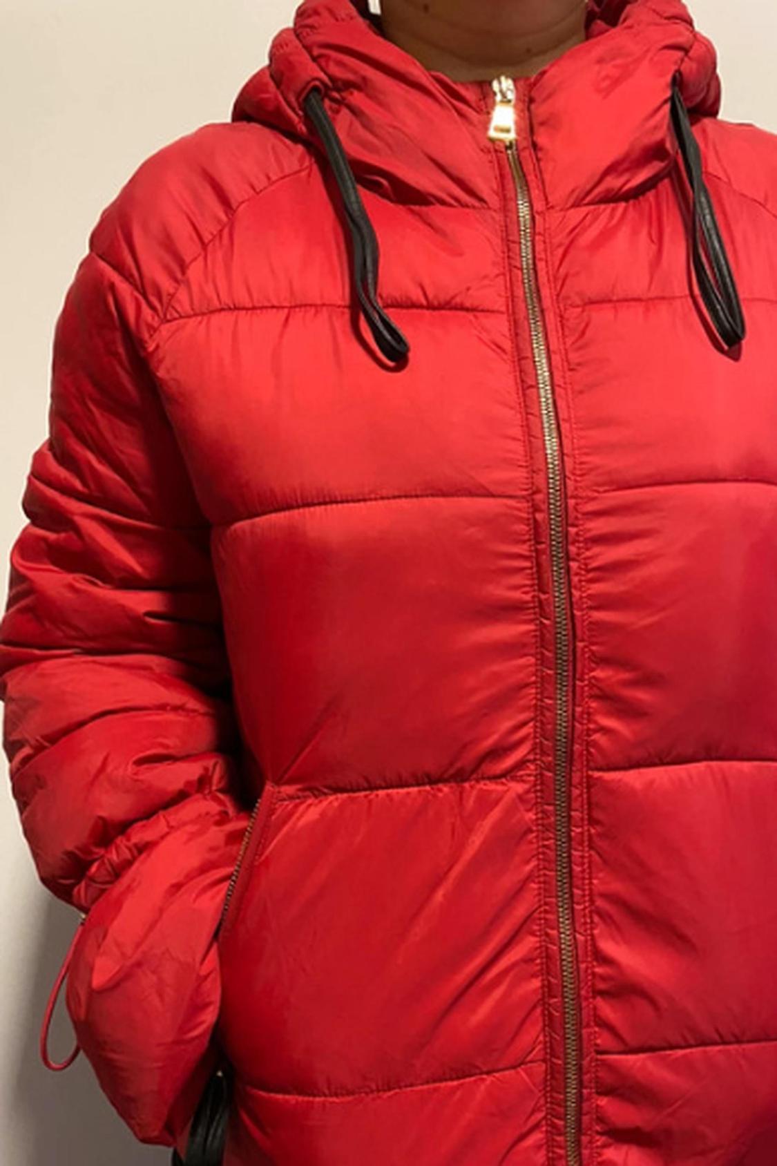 HOODED PUFFER COAT - Image 2