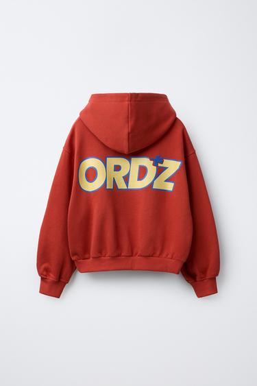 PATCH HOODIE - Brick de Zara - Image 1