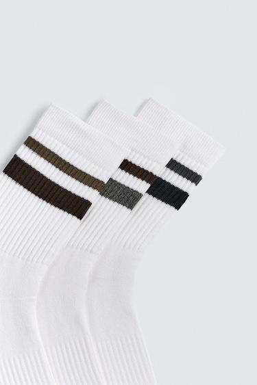 THREE-PACK OF STRIPED SOCKS - various by Zara - Image 2