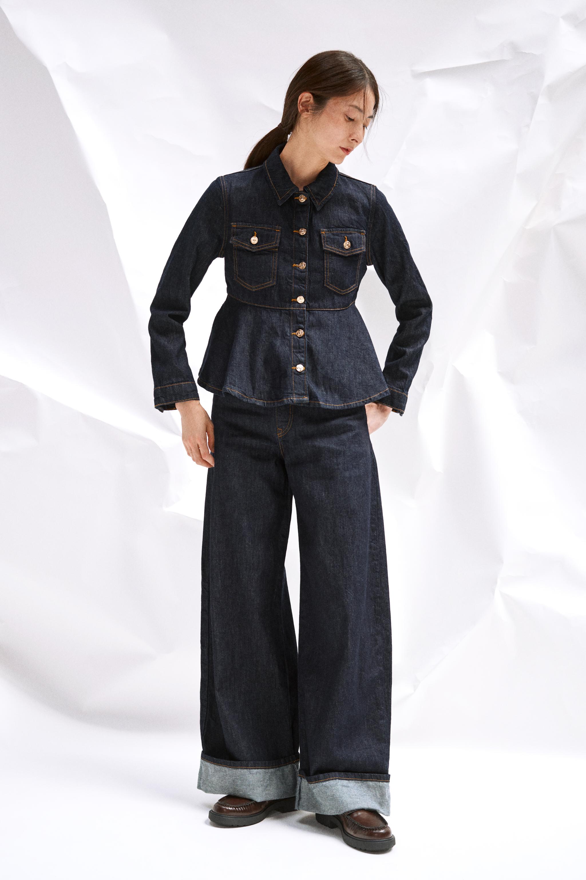 ZARA Gジャン アウター デニム スカート セットアップ デニムジャケット – レディース | ZARA 日本