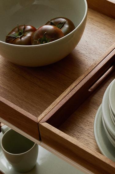 Zara 釉面粗陶餐具 - 灰珍珠色 - 圖片 0