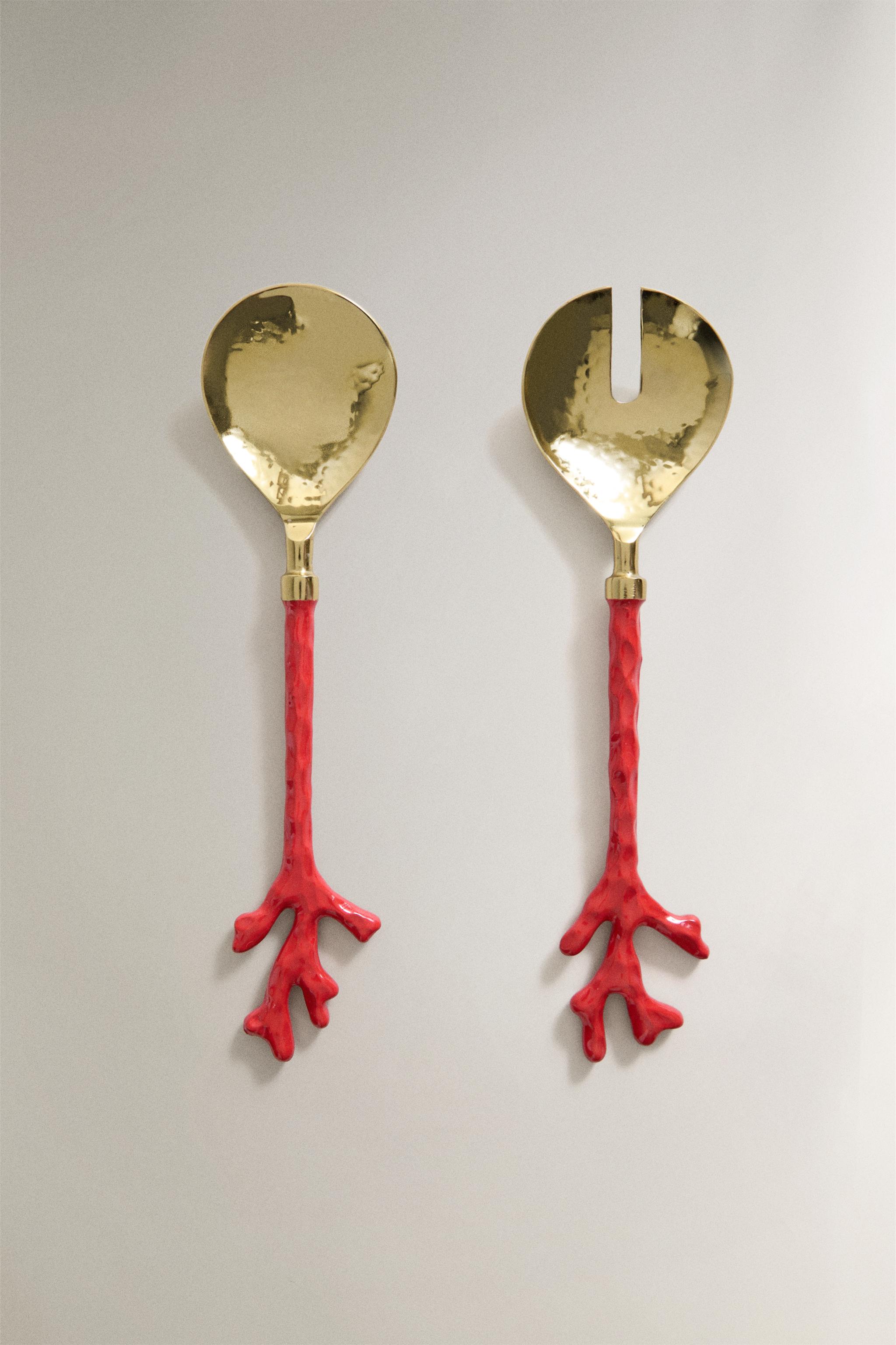 ENSEMBLE COUVERTS DE SERVICE CORAIL | MARISA BERENSON