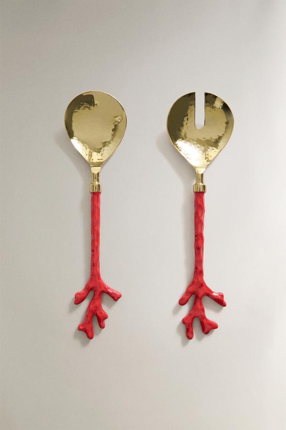 CORAL SERVING CUTLERY SET | MARISA BERENSON - Coral by Zara - Image 0