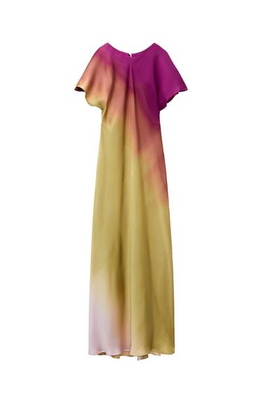 TIE-DYE PRINT DRESS