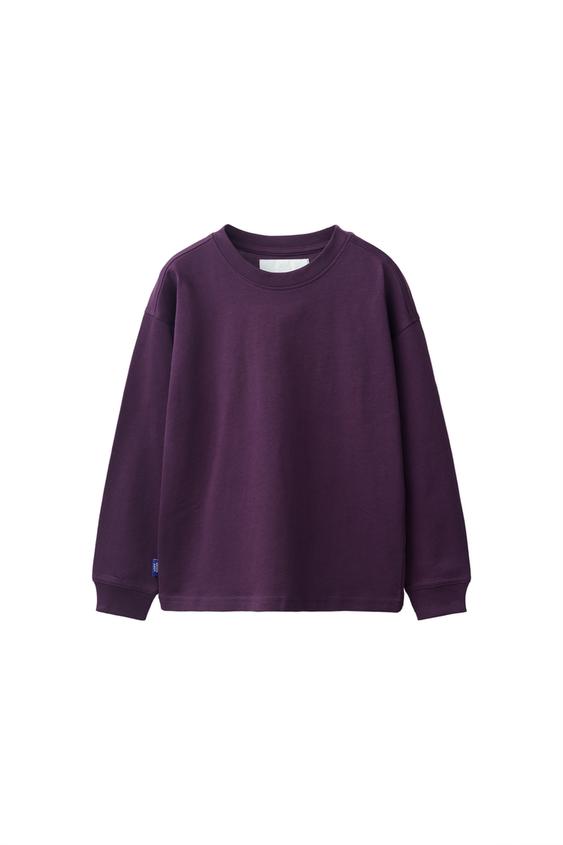 PLAYERA HEAVY WEIGHT - Ciruela de Zara - Imagen 0