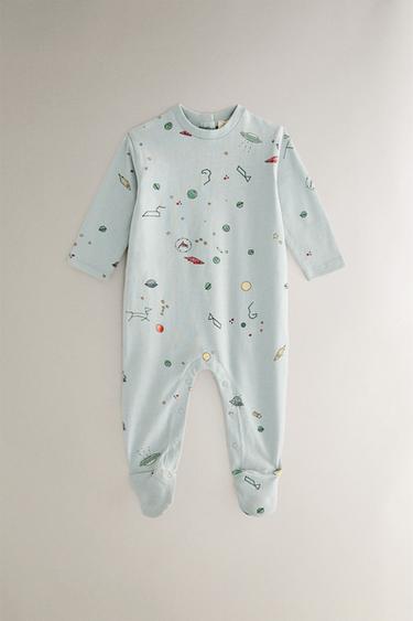 CHILDREN'S PLANET ROMPER - Light blue by Zara - Image 0