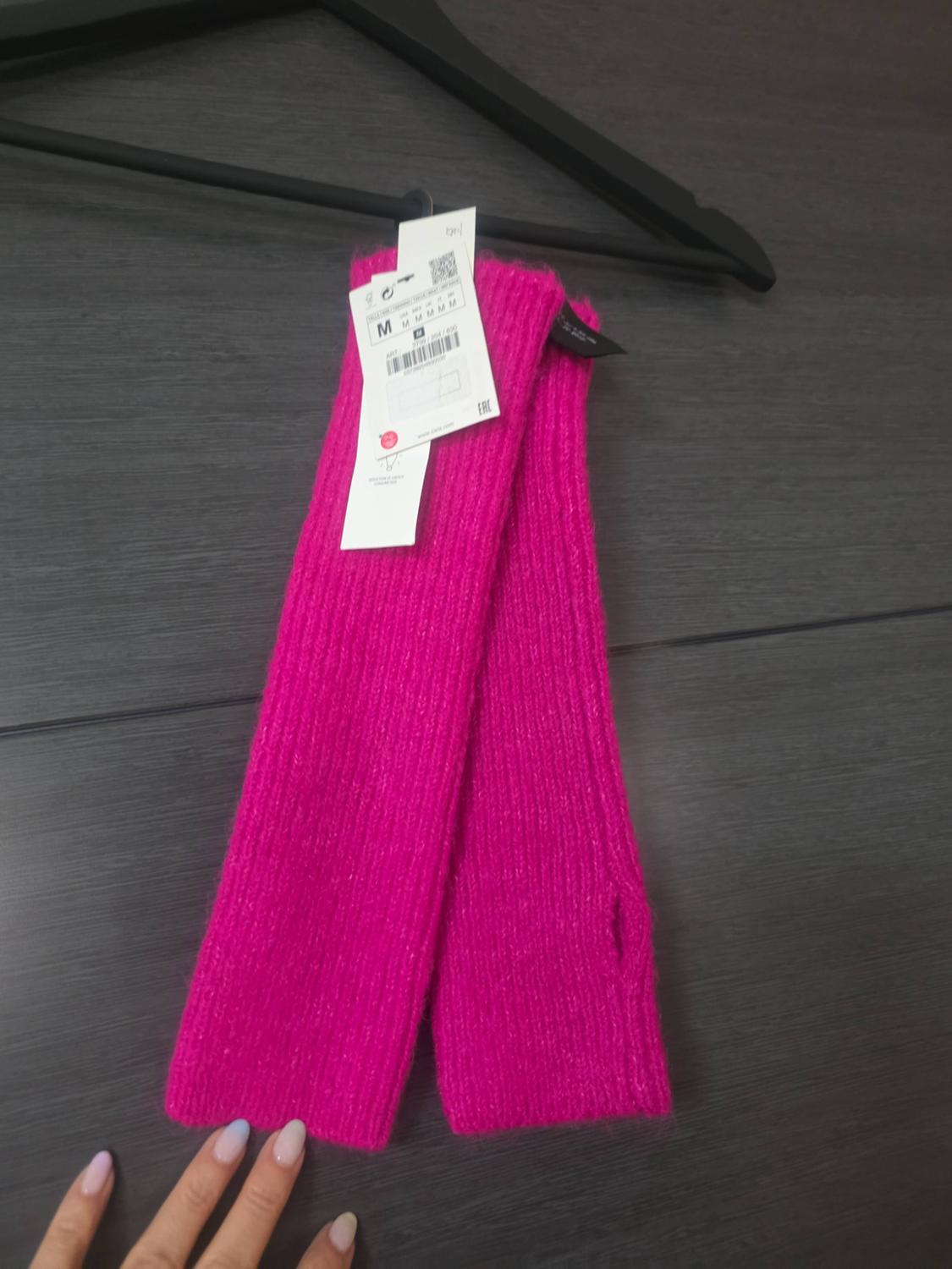 RIBBED KNIT MITTENS - Image 3