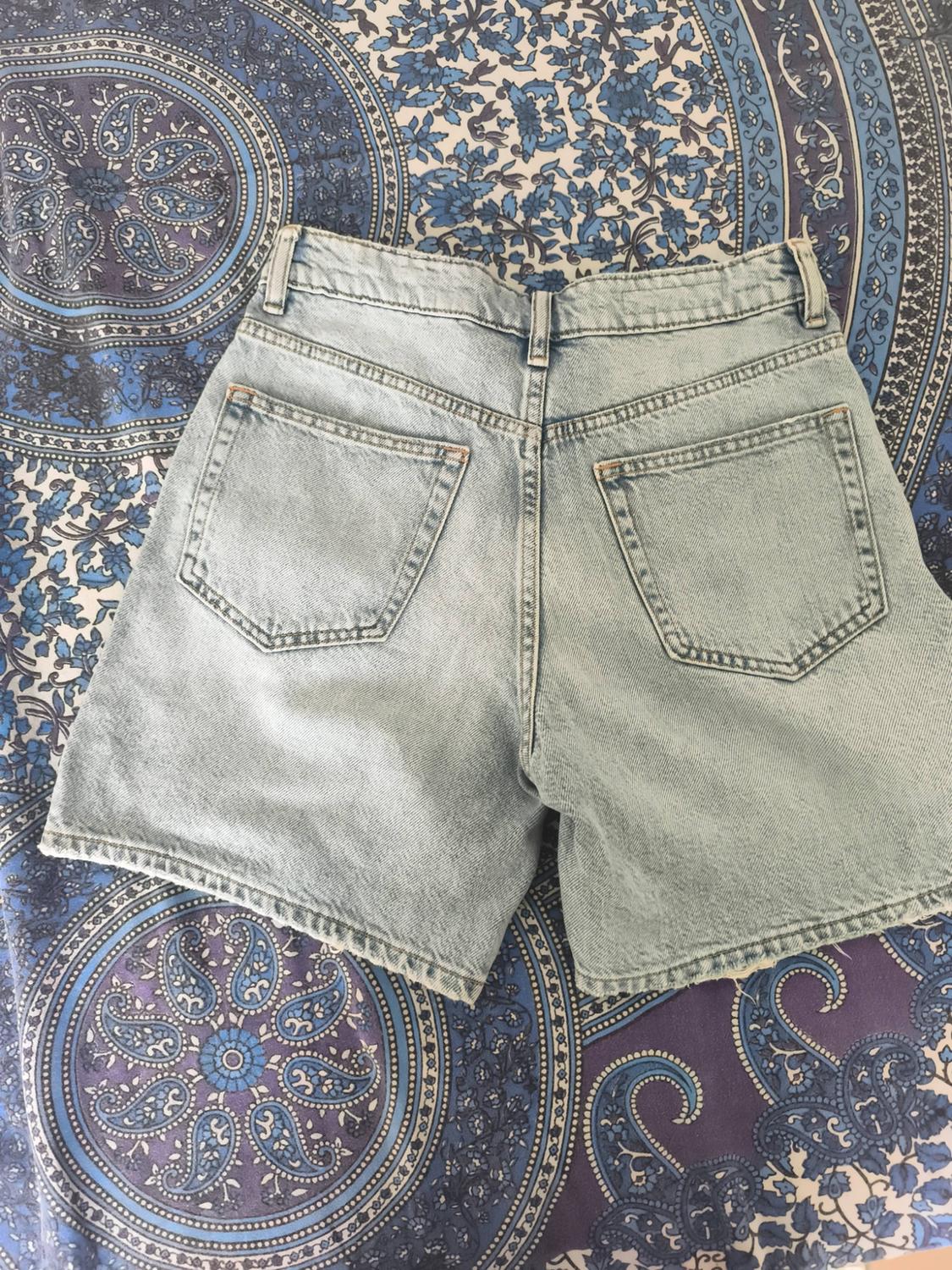 TRF MID-RISE DENIM BERMUDA SHORTS - Image 2
