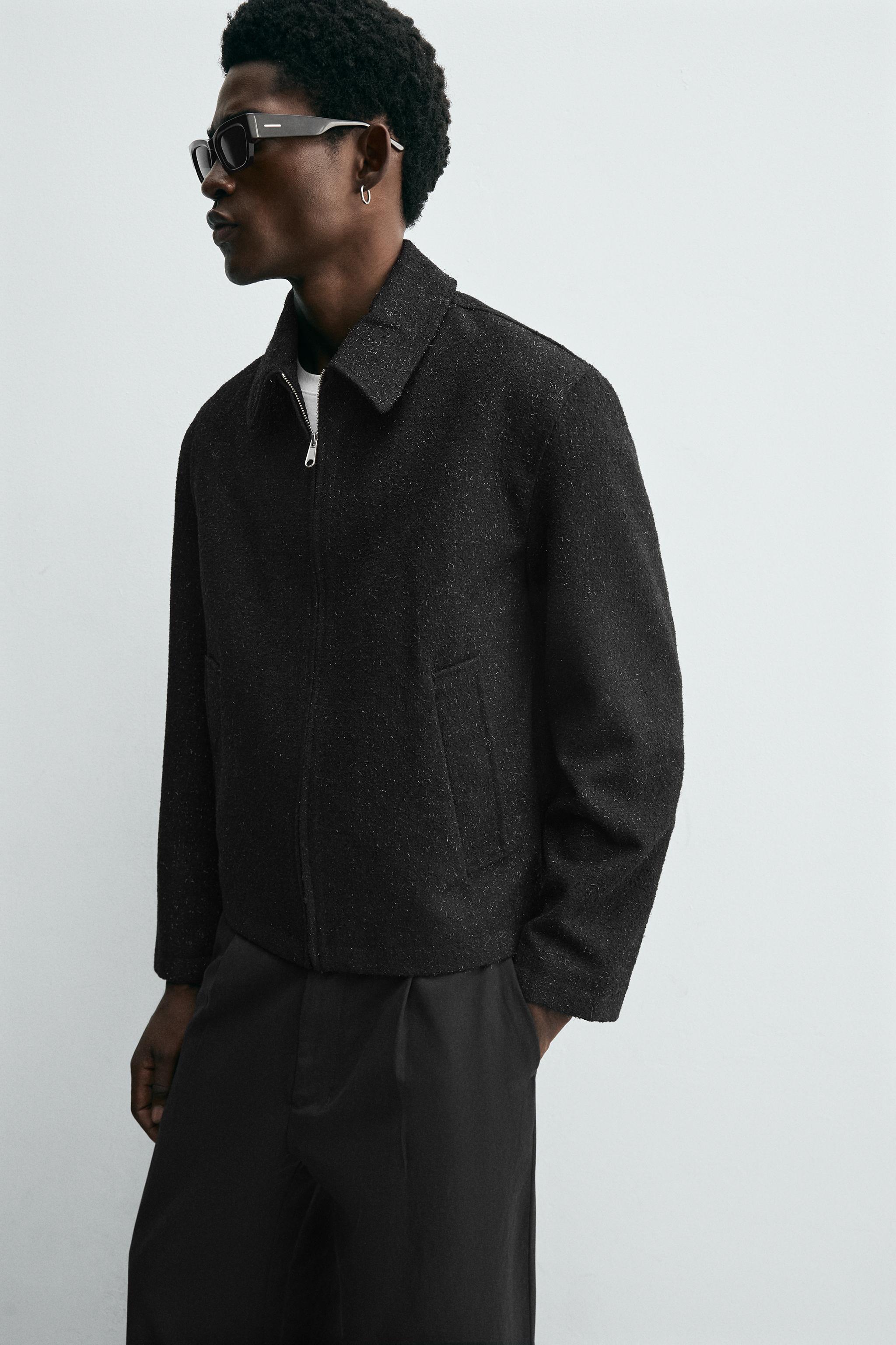 SHINY TEXTURED JACKET