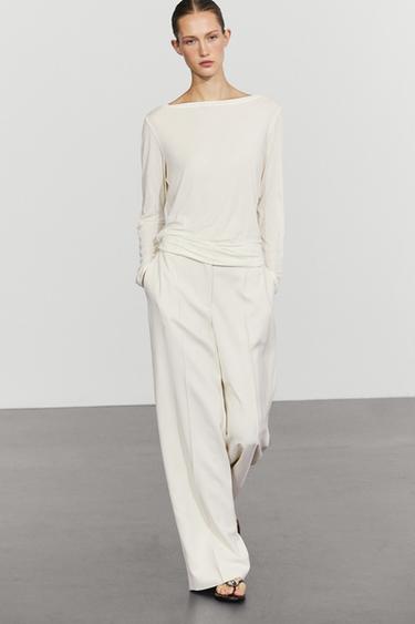 Flowing wide-leg pants — Ice 1