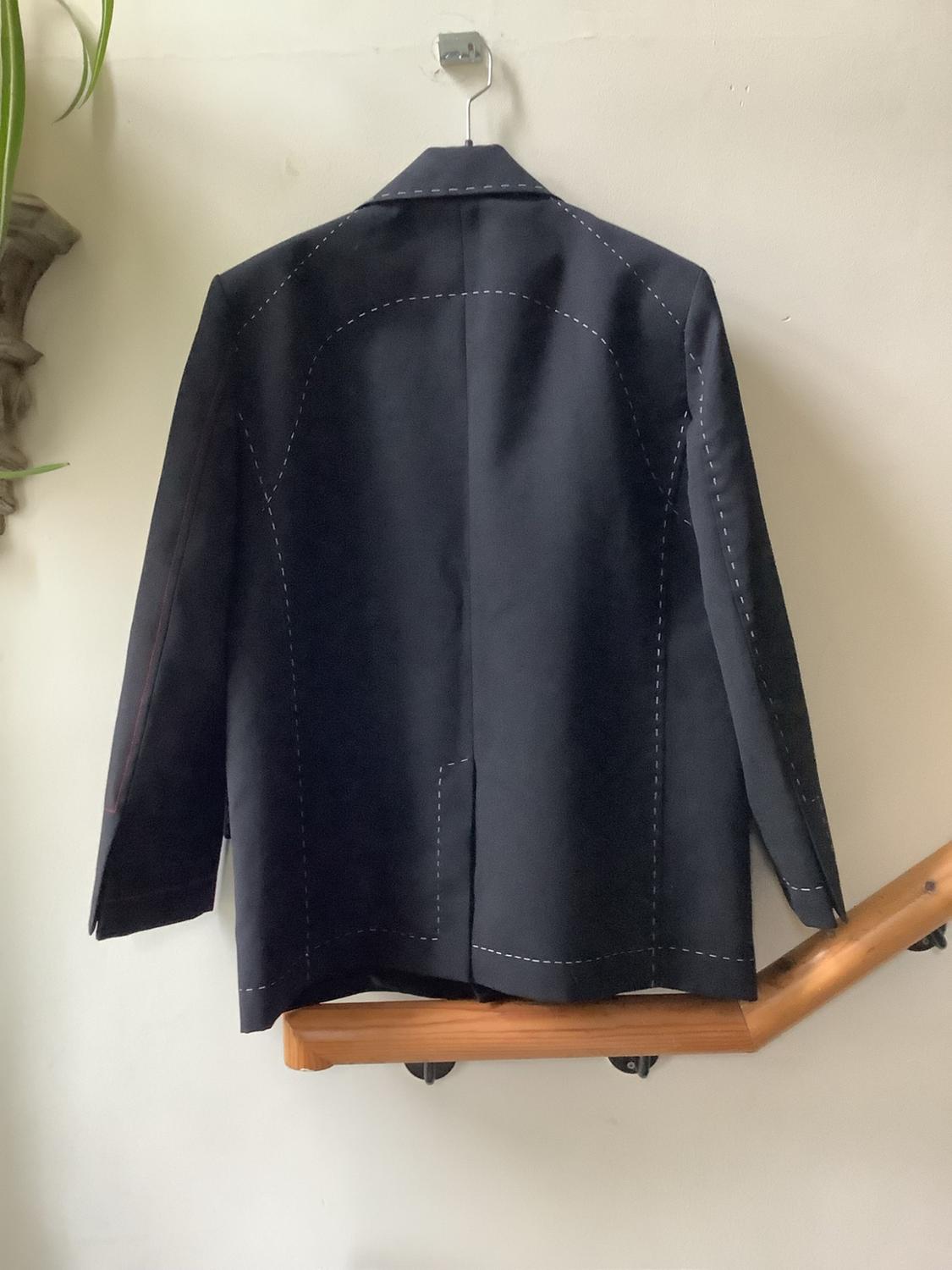 CONTRAST TOPSTITCHING BLAZER ZW COLLECTION LIMITED EDITION - Image 2