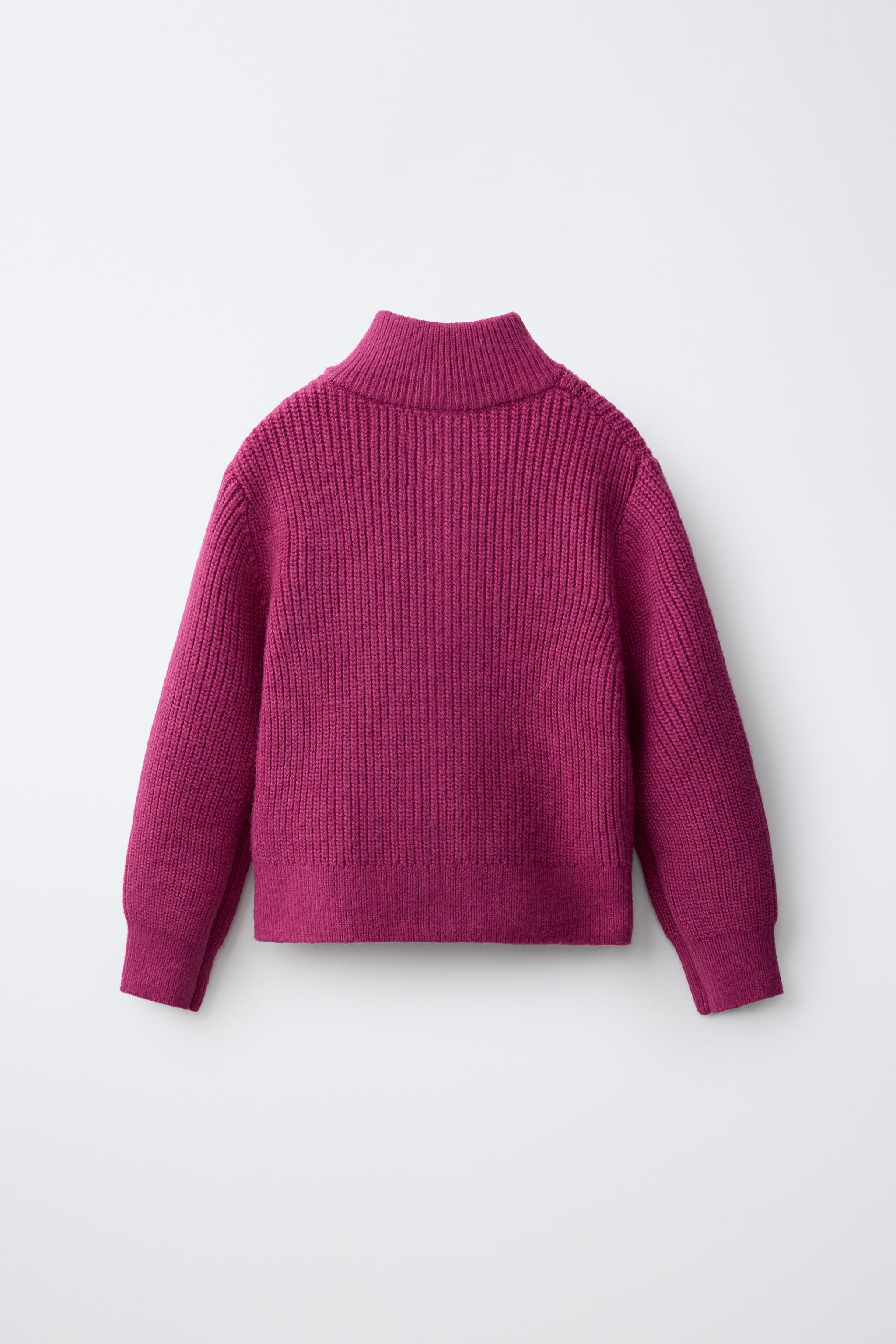 Детские кардиганы Zara ZIP-UP KNIT CARDIGAN — фото 3