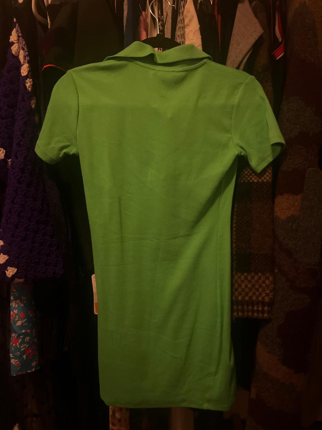 RIBBED POLO DRESS - Image 3