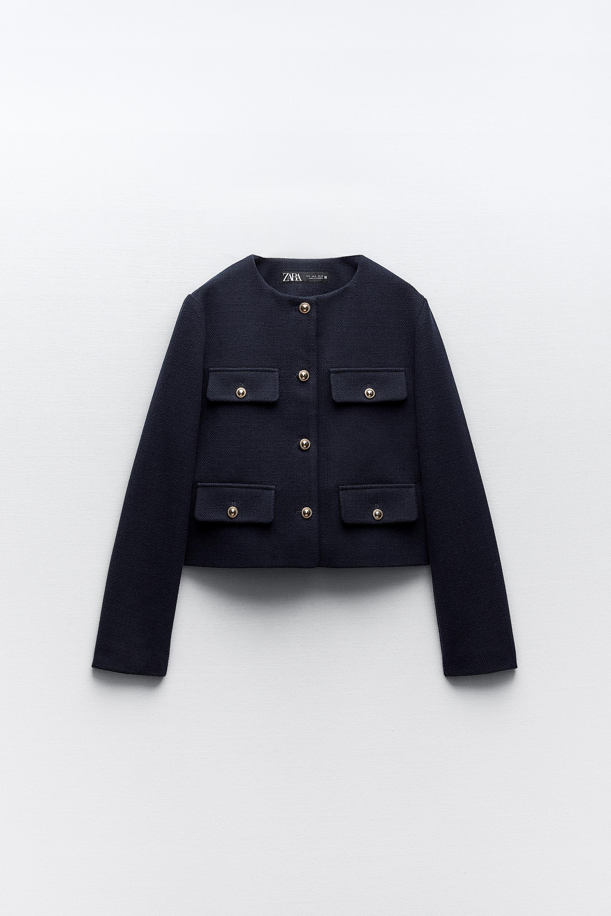 Zara black deals quilted jacket