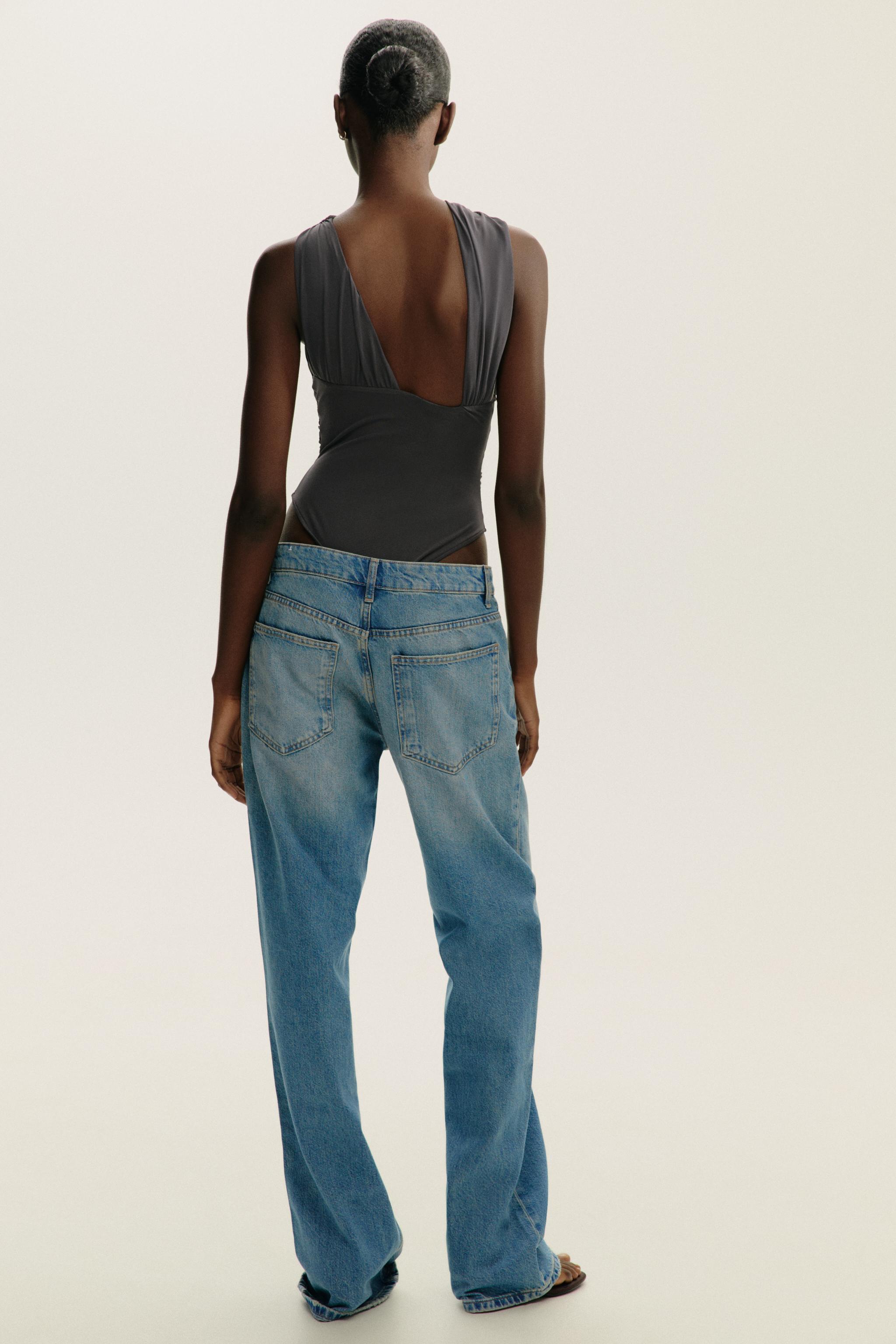 BODY DRAPÉ ASYMÉTRIQUE EN TULLE