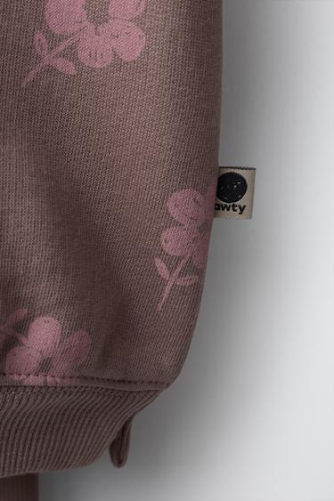 FLORAL SWEATSHIRT AND LEGGINGS SET - Pink by Zara - Image 3