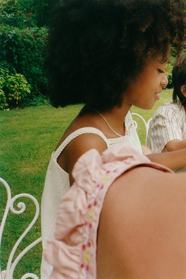 6-14 AÑOS/ CAMISÓN ENCAJE - Crudo de Zara